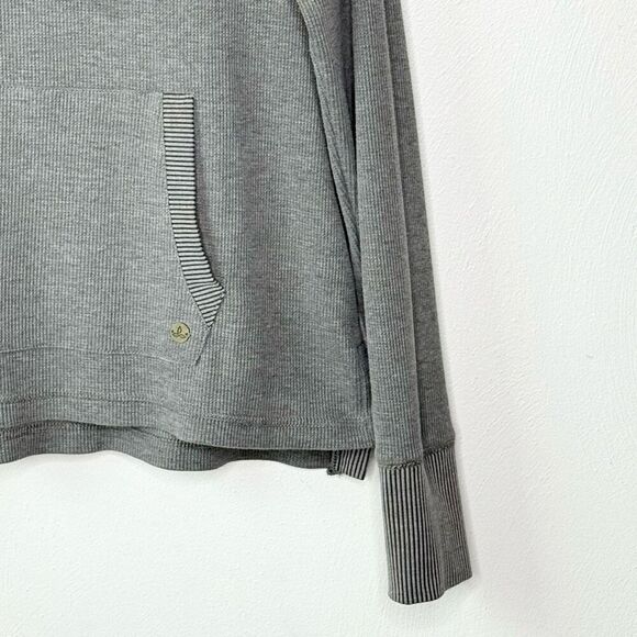 PrAna Waffle Knit Thermal Hooded Shirt - Women’s US L - Picture 3 of 10